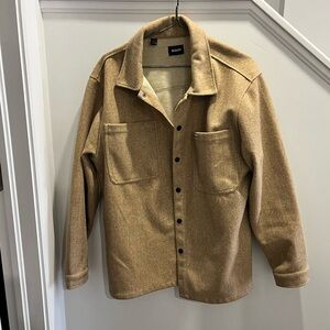 Men's Tan overshirt by Hudson